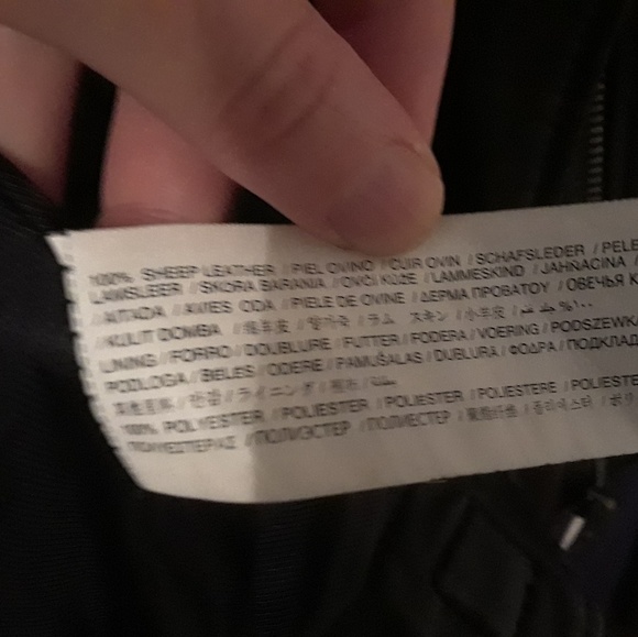 Mango leather jacket - Picture 6 of 7